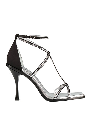 DSQUARED2 Sandals Black Textile fibres