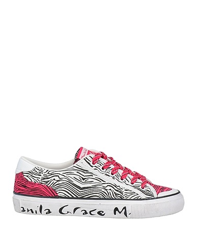 MANILA GRACE スニーカー マゼンタ 革（なめし加工） / 紡績繊維