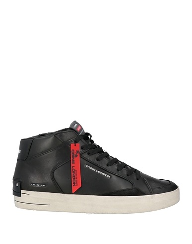 CRIME London Sneakers Black Leather