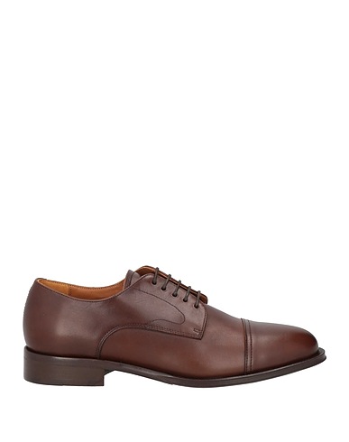 HACKETT Laced shoes Brown Leather