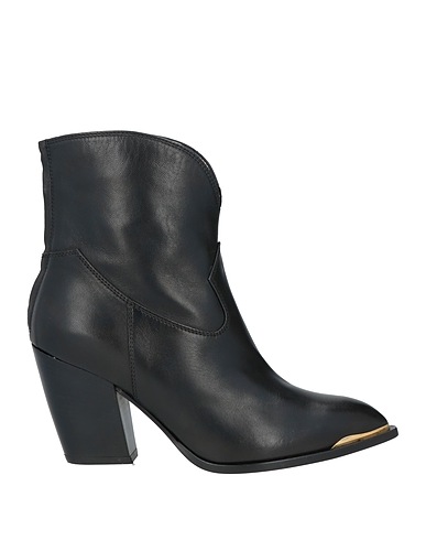 SIMONA CORSELLINI Ankle boot Black Leather