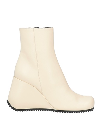SI ROSSI by SERGIO ROSSI Stivaletti Off white Pelle