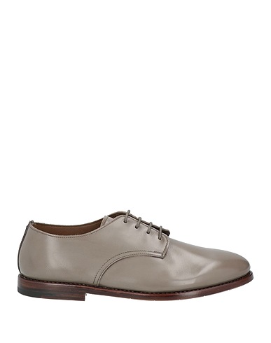 PREMIATA Laced shoes Khaki Leather