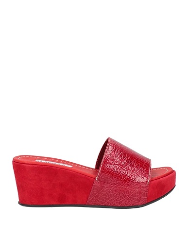 SANTEVINCENZIDUE Sandals Red Leather