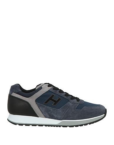 HOGAN Sneakers Navy 50% Leather, 50% Textile fibers