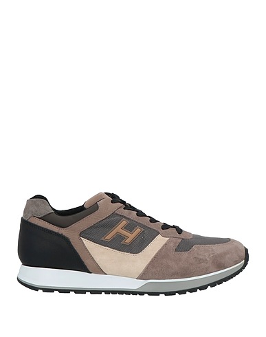 HOGAN Sneakers Tortora 50% Pelle, 50% Fibre tessili