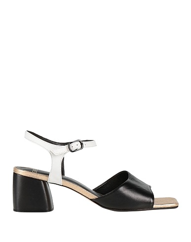 GREIGE Sandals Black Leather
