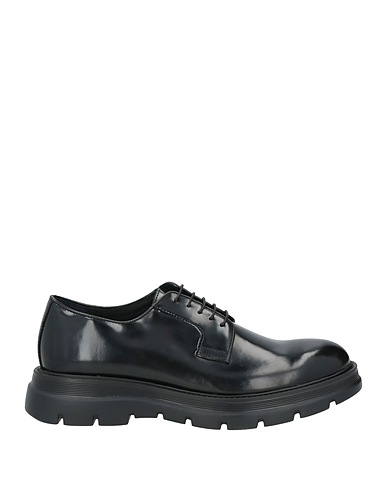 CAFèNOIR Laced shoes Black Leather