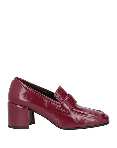 HALMANERA Loafers Burgundy Leather