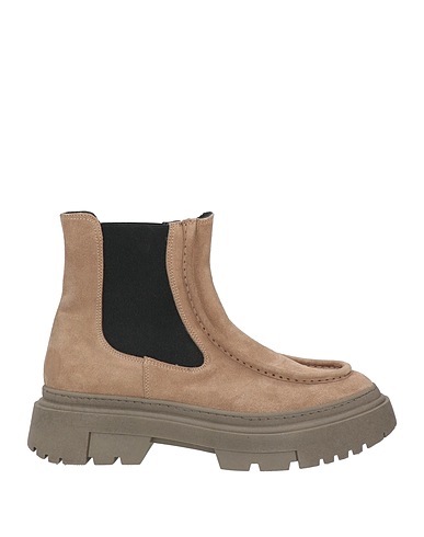 BRUGLIA Ankle boot Khaki Leather