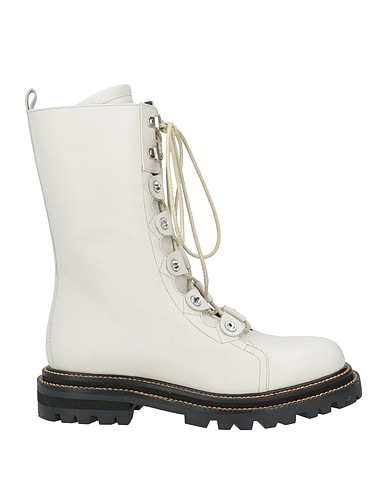 TWINSET Ankle boot Light grey Leather
