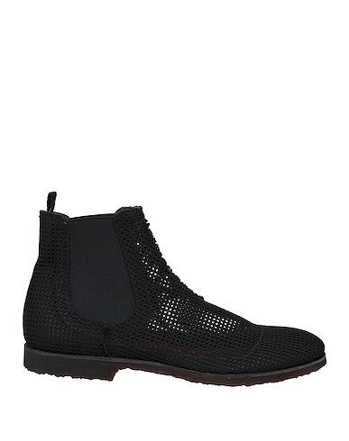 PREMIATA Ankle boot Black Textile fibres, Leather