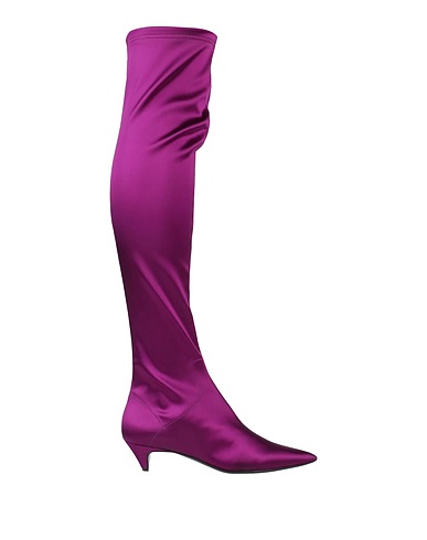 STRATEGIA Boots Plum Textile fibers
