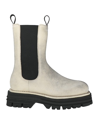 POLLINI Ankle boot Cream Leather