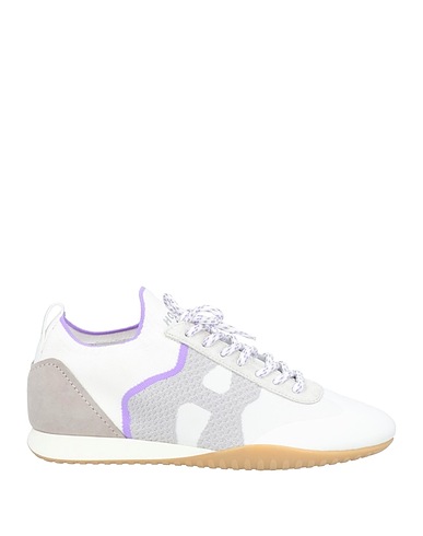 HOGAN Sneakers Cream Leather, Textile fibres