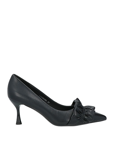 CULT Décolleté Nero Pelle, Fibre tessili