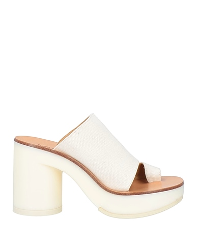 MM6 MAISON MARGIELA Flip flops White Textile fibers