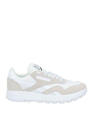 MAISON MARGIELA x REEBOK Sneakers White Leather, Textile fibers