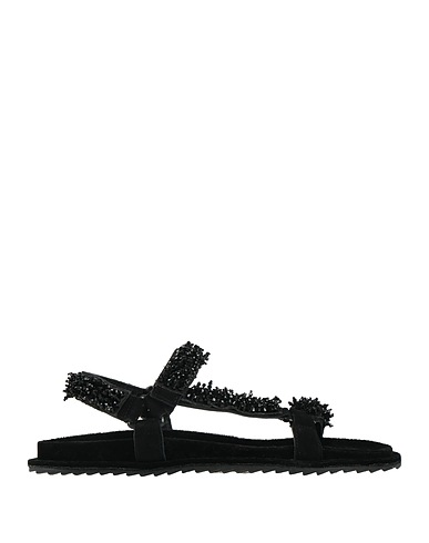STRATEGIA Sandals Black Textile fibres, Leather