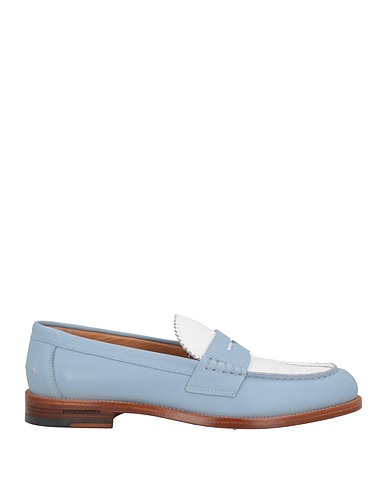 DSQUARED2 Mocassino Celeste Pelle