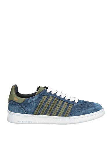DSQUARED2 Sneakers Blue Artificial fibres, Leather