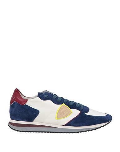 PHILIPPE MODEL Sneakers Elfenbein Leder, Gewebefasern