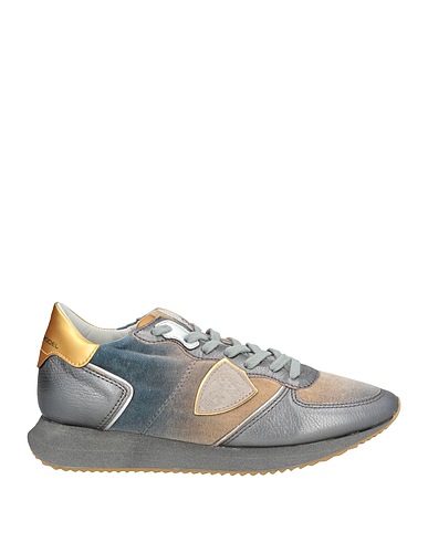 PHILIPPE MODEL Sneakers Lead Leather, Textile fibres