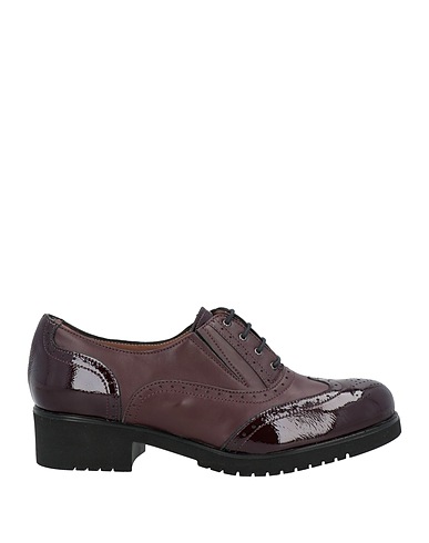 CF Laced shoes Burgundy Leather