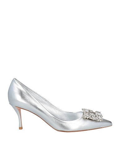 ROGER VIVIER Pump Silver Leather