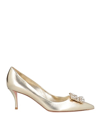 ROGER VIVIER Pump Gold Leather