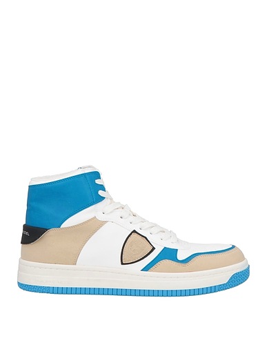 PHILIPPE MODEL Sneakers Beige Leder, Gewebefasern