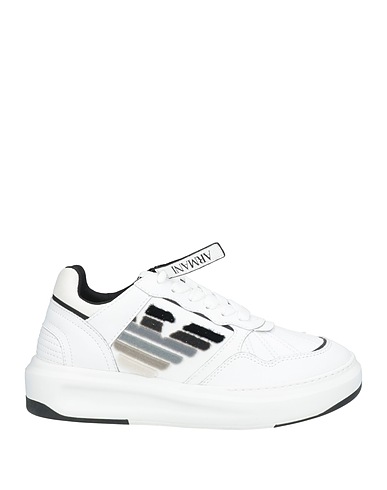 EMPORIO ARMANI Sneakers White Textile fibers