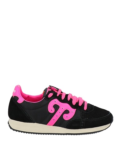 WUSHU RUYI Sneakers Black 100% Leather, Textile fibres