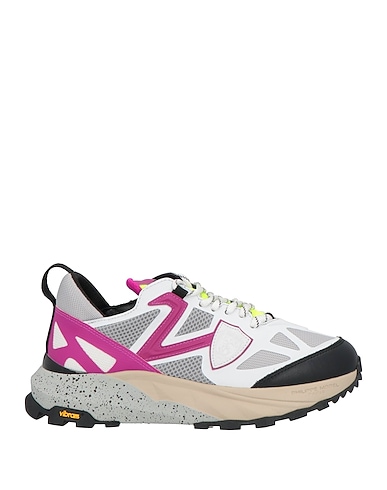 PHILIPPE MODEL Sneakers BIANCO Leather, Textile fibers