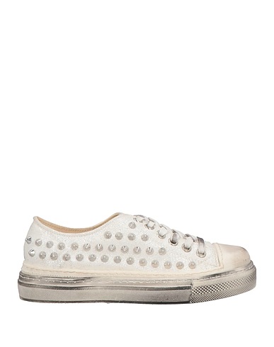 METAL GIENCHI Sneakers White Textile fibers