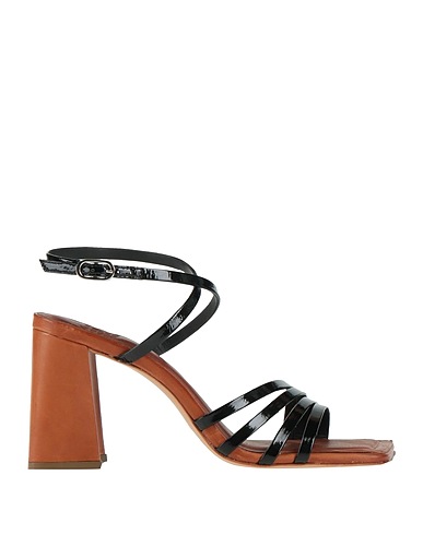 VICENZA) Sandals Black Leather