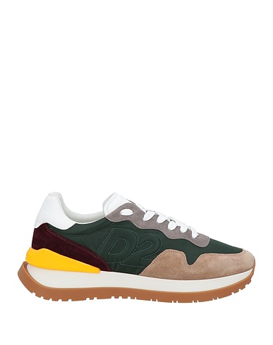 DSQUARED2 Sneakers Khaki Calfskin, Nylon