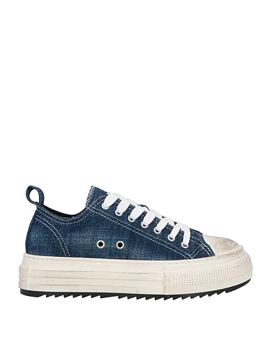 DSQUARED2 Sneakers Blue Textile fibers, Rubber