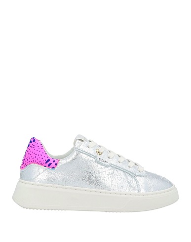 ED PARRISH Sneakers Argento Pelle, Fibre tessili