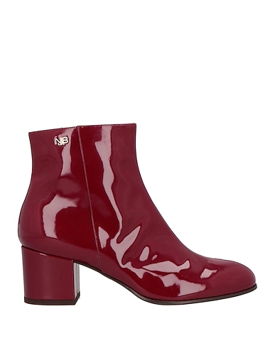 NORMA J.BAKER Ankle boot Burgundy Leather