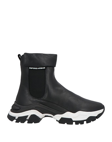 EMPORIO ARMANI Ankle boot Black Leather
