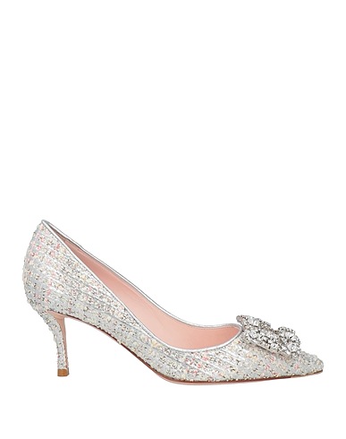ROGER VIVIER Pumps Silber Gewebefasern