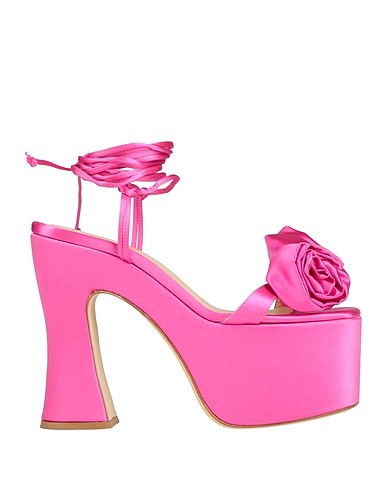 MAGDA BUTRYM Sandals Fuchsia Textile fibres