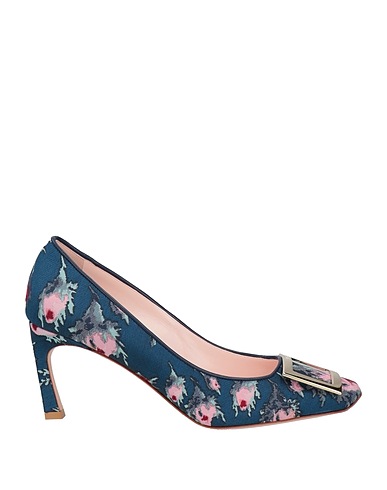 ROGER VIVIER Pump Navy Textile fibers