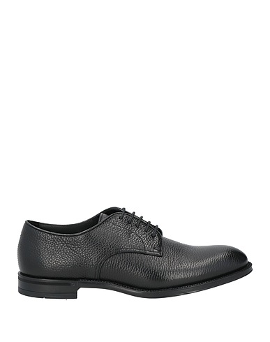 DOUCAL'S Laced shoes Black Leather