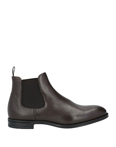 DOUCAL'S Ankle boot Dark brown Leather