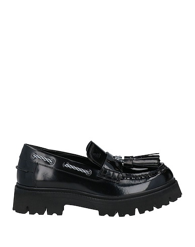 EMPORIO ARMANI Loafers Black Leather