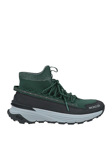 MONCLER Sneakers Verde oscuro Fibras textiles