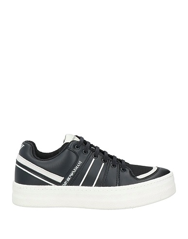 EMPORIO ARMANI Sneakers Black Leather