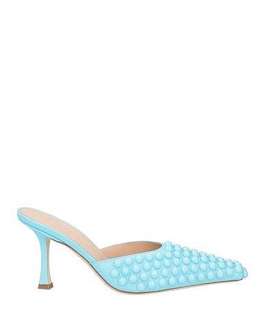 A.W.A.K.E. MODE Mules und Clogs Himmelblau Leder